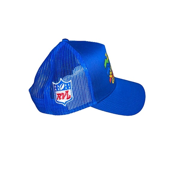 1932 LA Winter Games Trucker Hat Royal Blue - Picture 2 of 3